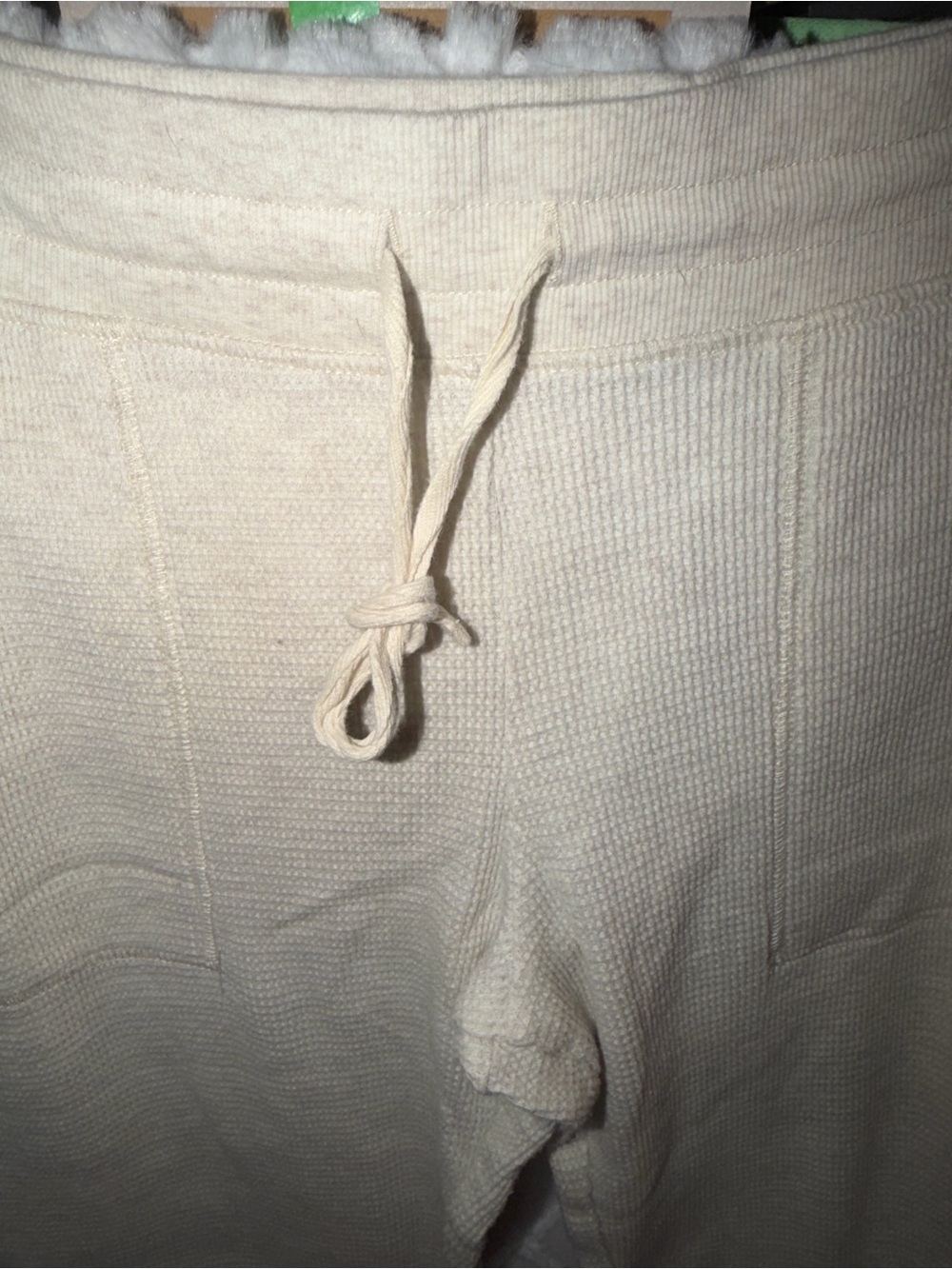 stars above Cream Knit Drawstring Joggers - Picture 4 of 10